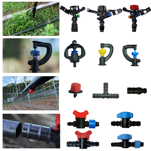 dripper and sprinkler